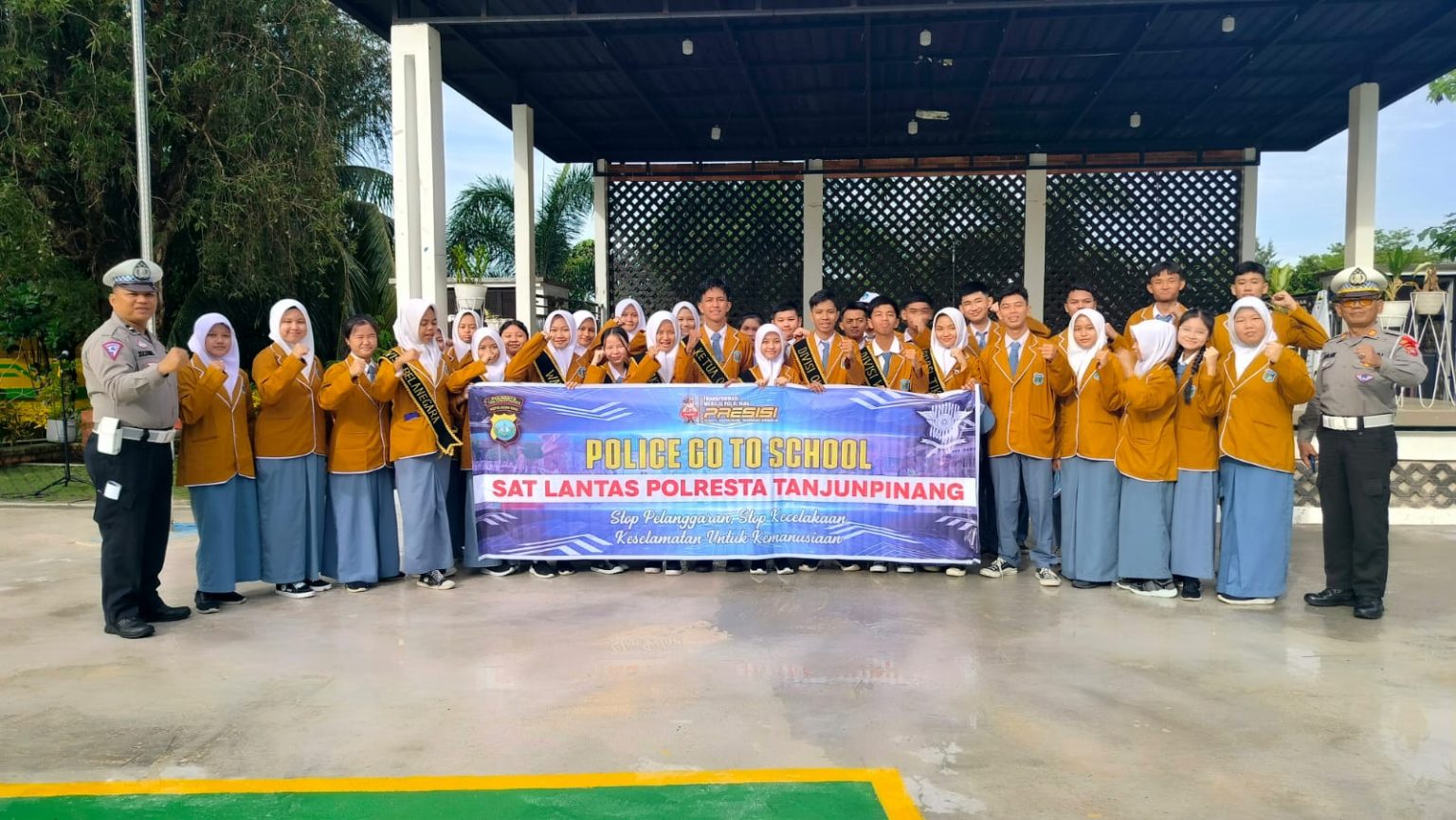polresta tanjungpinang gelar police go to school 68767