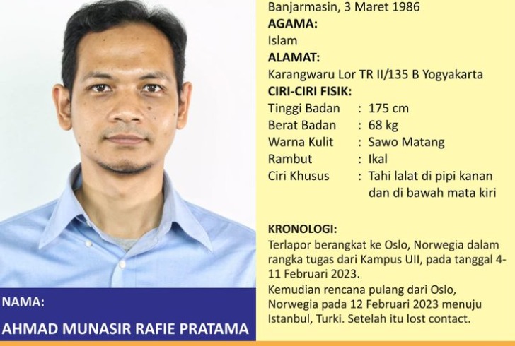 polri turun tangan selidiki dosen uii hilang kontak setelah ke norwegia 54740 1