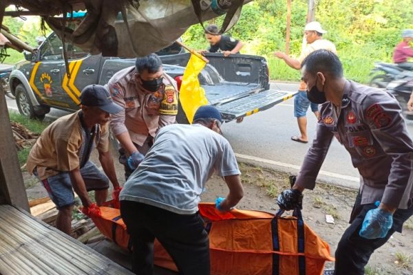 polsek rangkasbitung datangi tkp penemuan mayat di kampung cilangkap 52506