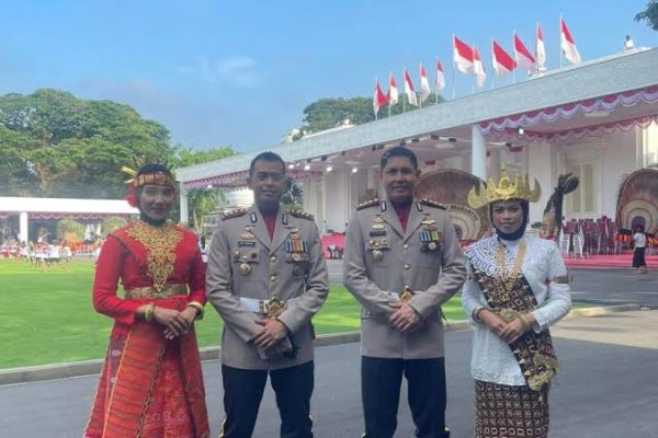 polwan polda sultra briptu ragil terpilih menjadi mc pada perayaan hut ke 77 ri di istana merdeka 48998