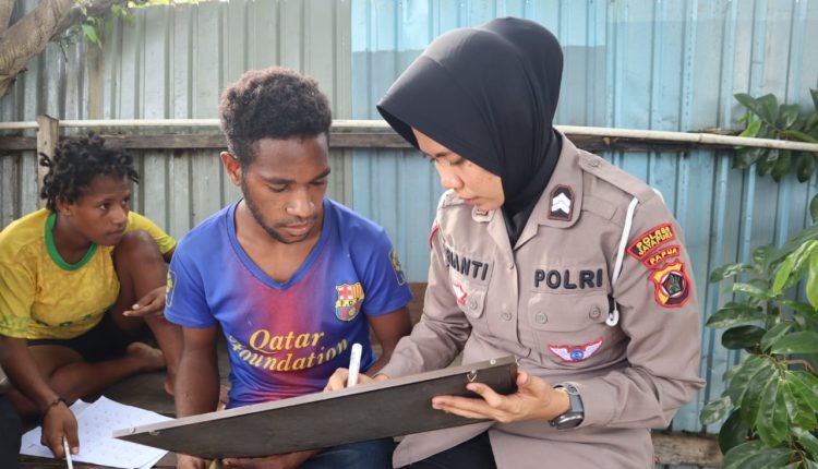 polwan polres jayapura gelar gabus untuk bangun generasi emas papua 55661