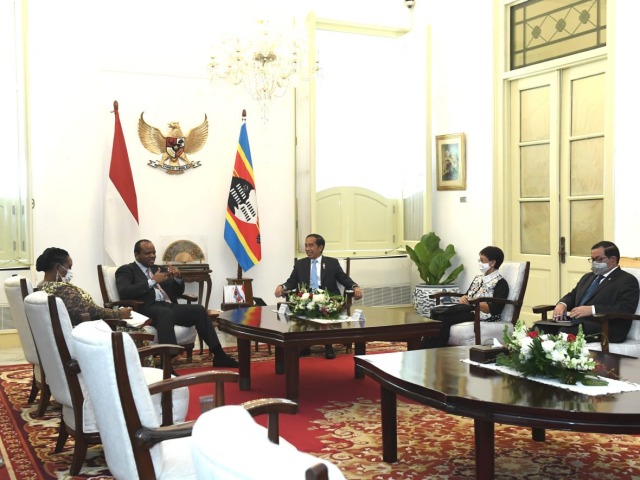 presiden jokowi bertemu raja eswatini bahas peningkatan kerja sama ekonomi 49209