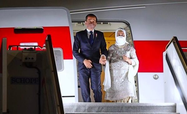 presiden jokowi dan iriana kembali ke tanah air dari abu dhabi 47979