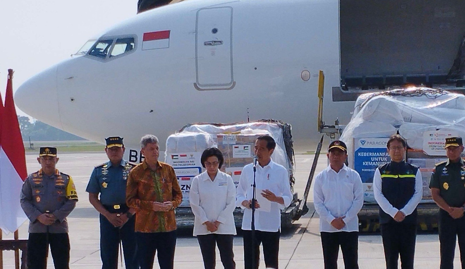 presiden jokowi kirim bantuan kemanusiaan tahap ii ke palestina 66466