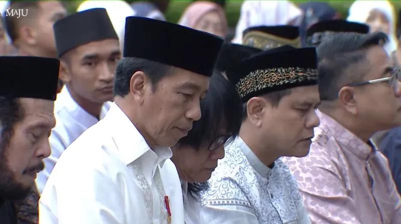 presiden jokowi salat iduladha di yogyakarta 60249