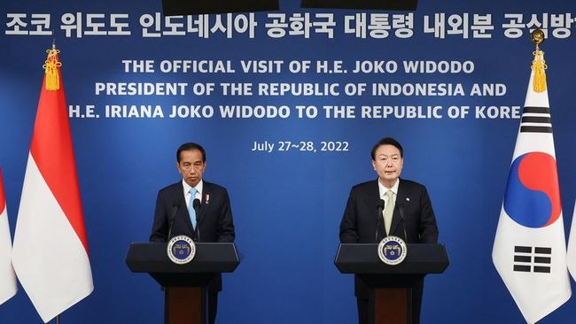 presiden korsel curhat ke jokowi soal ancaman nuklir kim jong un 48599