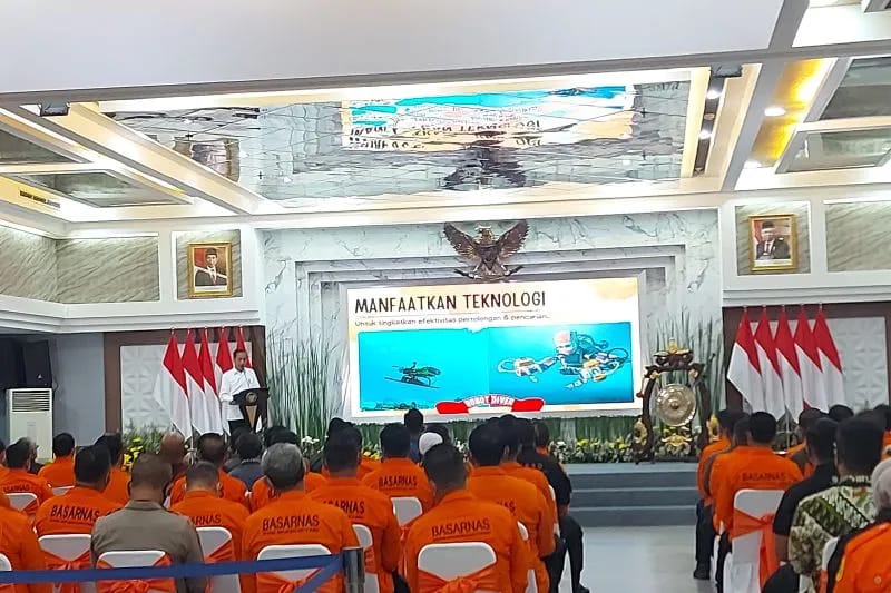 presiden minta basarnas miliki alat pencarian canggih 54620