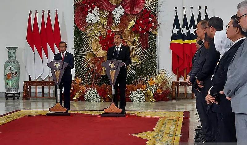 presiden ri bersama perdana menteri timor leste sepakati penyelesaian dua segmen perbatasan darat 54487