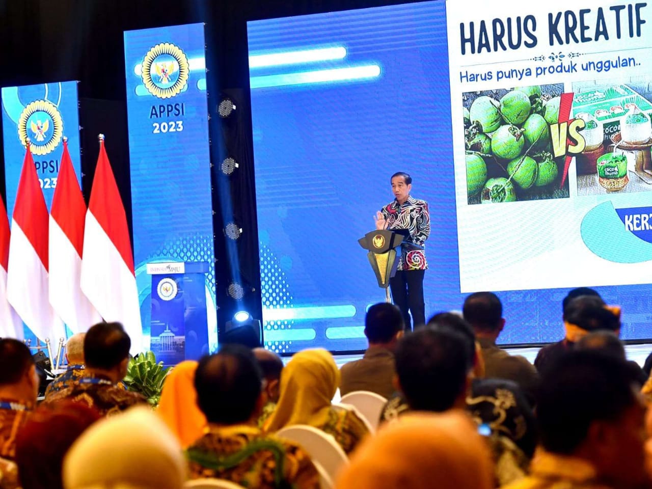 rakernas appsi 2023 presiden ri ingatkan hilirisasi tak hanya sektor tambang minerba 54940