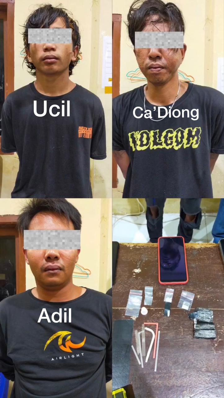 resnarkoba polresta mamuju berhasil menangkap tersangka kasus penyalahgunaan narkoba dibawah umur 48530