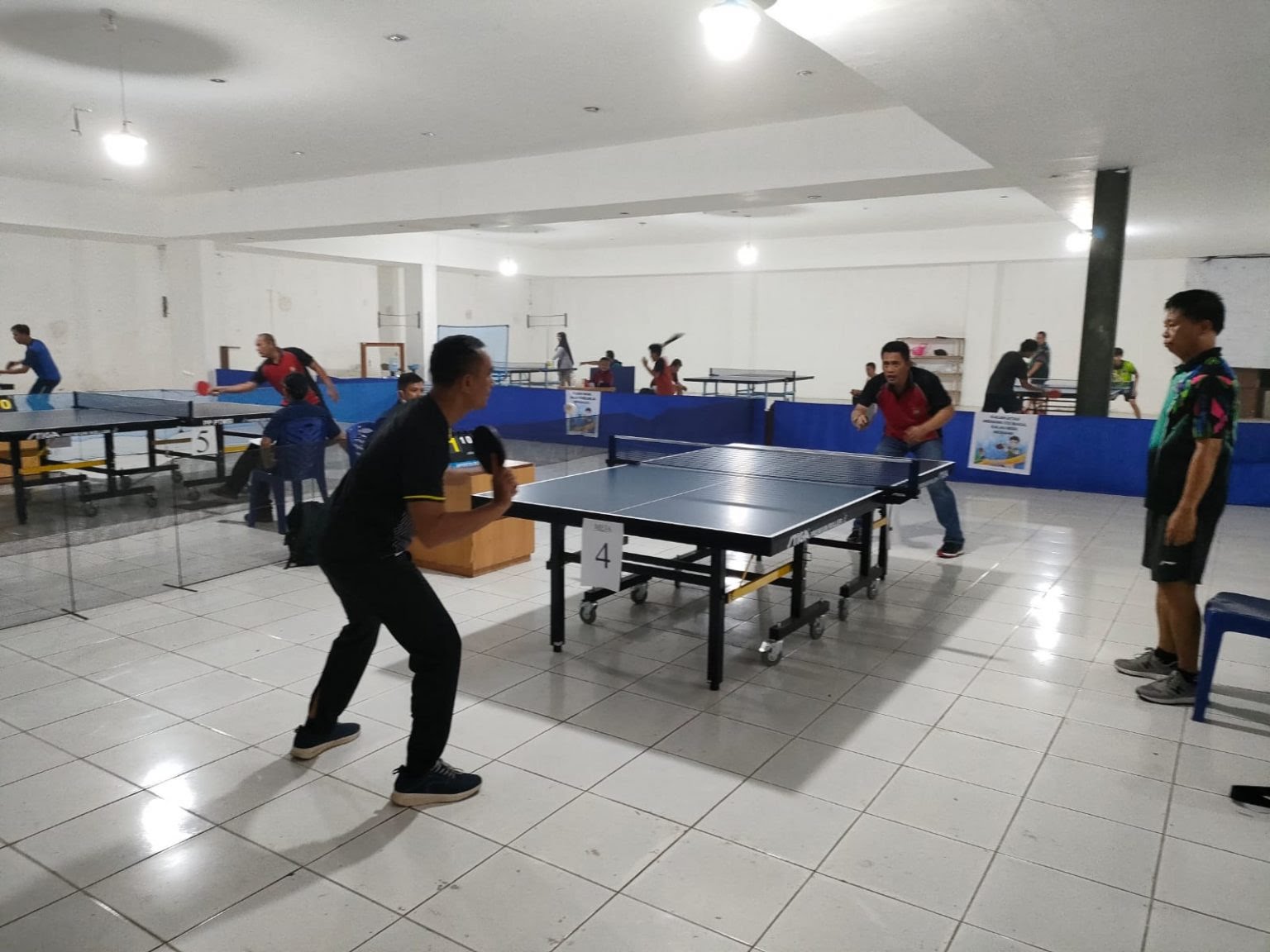 sambut hut bayangkara ke 76 ditpolairud polda bengkulu gelar lomba tenis meja 47829