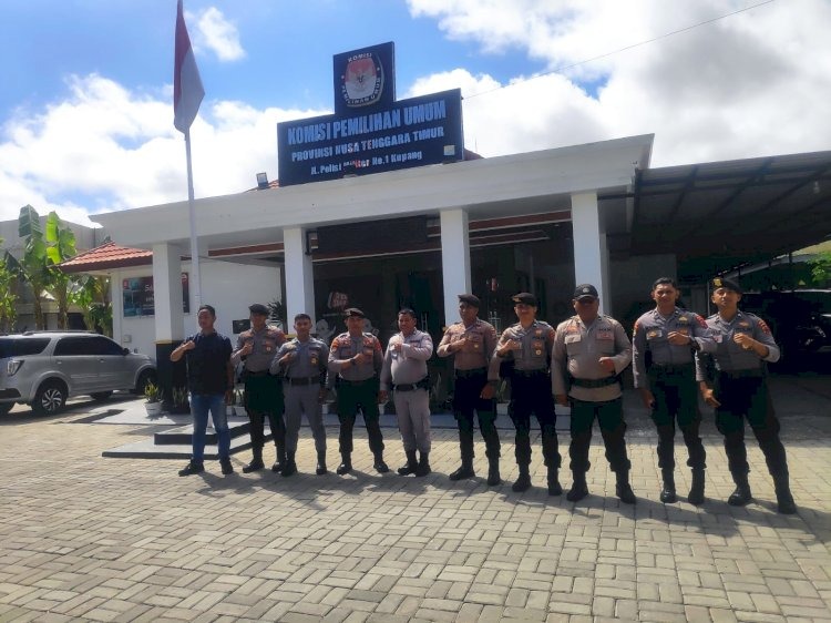 satgas omb turangga polda ntt gelar patroli cipta kondisi jaga kamtibmas selama masa perhitungan suara 70751