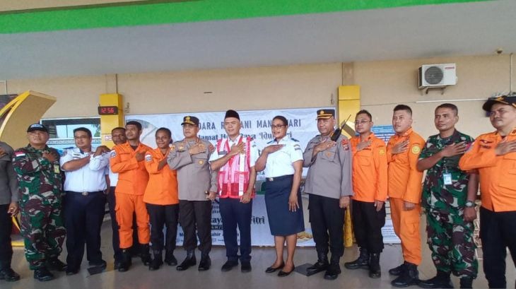 selama arus mudik lebaran kapolda papua barat tinjau langsung posko pengamanan mudik di manokwari 57034