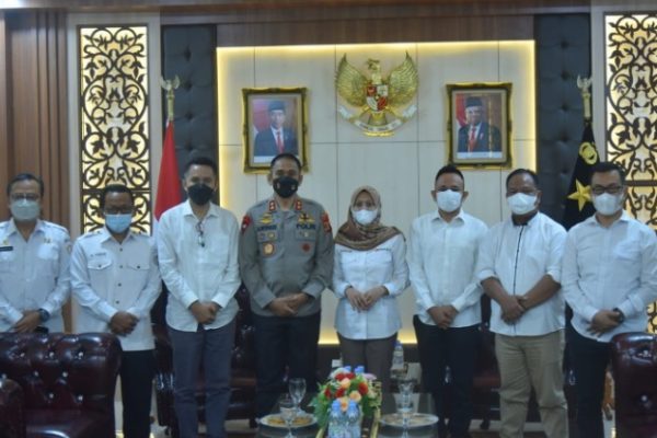 siap hadapi pemilu serentak 2024 kapolda lampung terima audiensi dari bawaslu lampung 48732 1