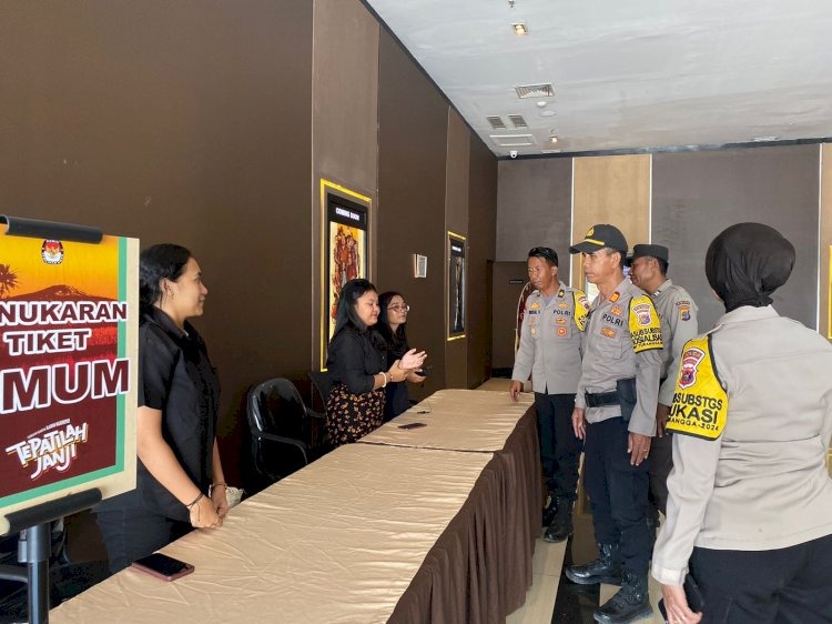 subsatgas binmas ops mantap praja turangga gelar sosialisasi pilkada aman dan damai di kupang 78656