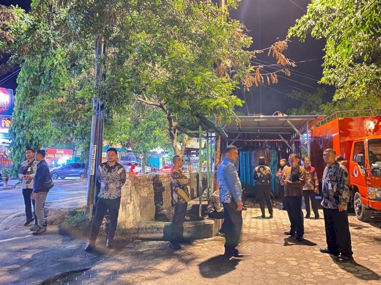 subsatgas sterilisasi omb polda ntt amankan titik titik rawan pada saat kunjungan presiden jokowi di kota kupang 67206