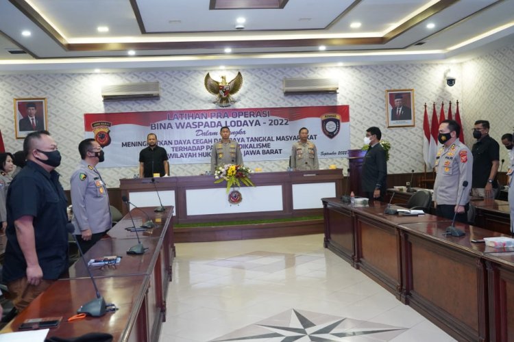 tangkal radikalisme polda jabar lat pra ops bina waspada tahun 2022 49818