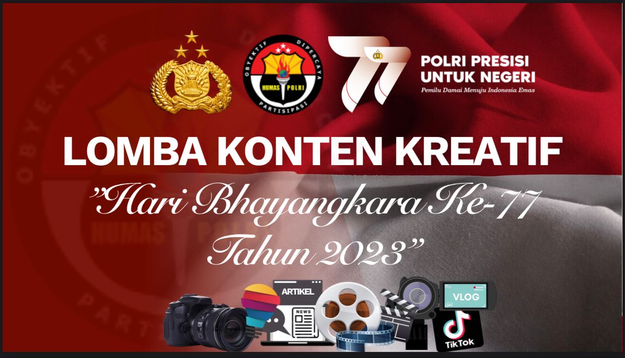 total peserta sementara yang daftar lomba konten kreatif polri 2023 capai 730 orang 59350