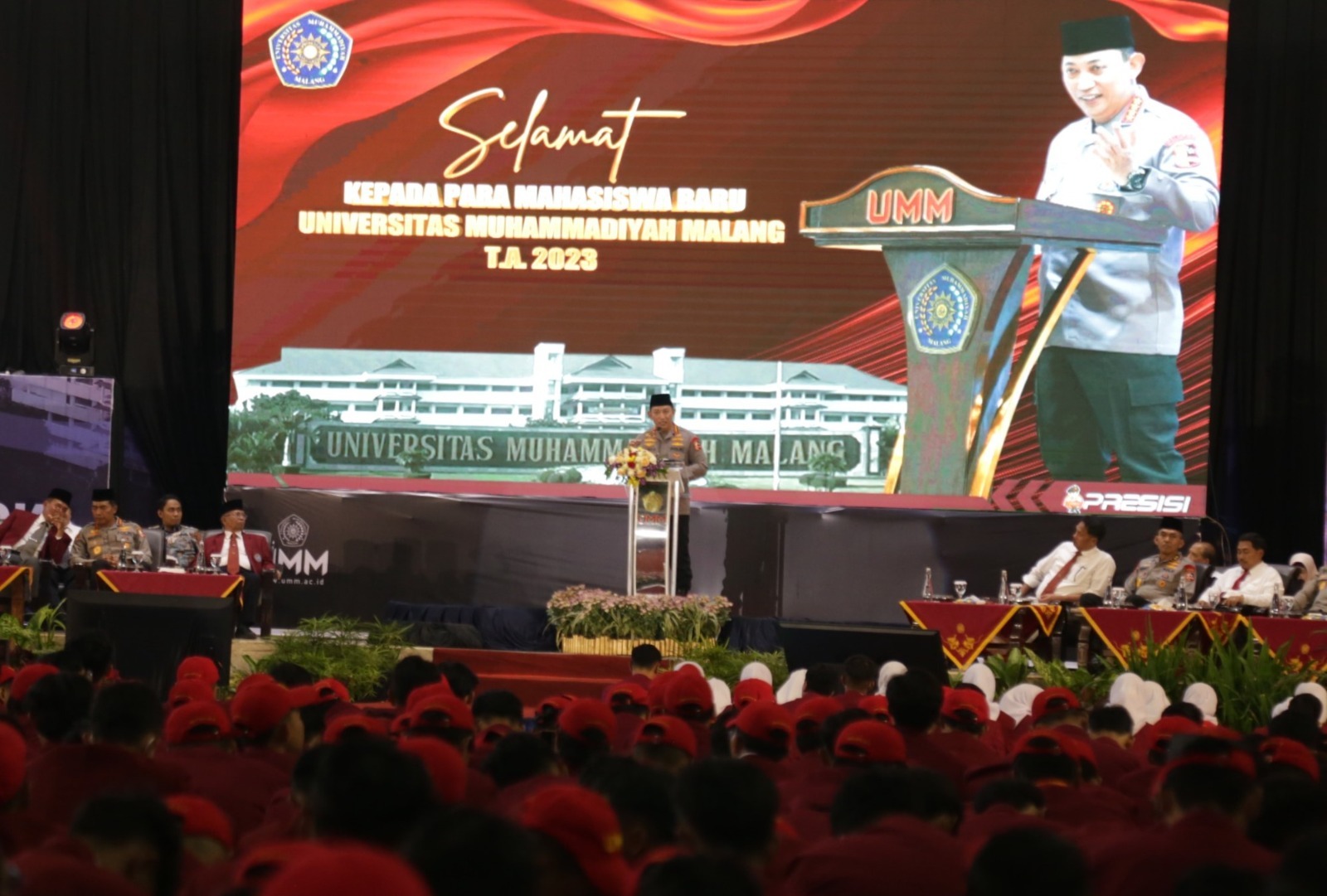 tutup pesmaba umm kapolri ingatkan mahasiswa jaga pemilu dan waspada narkoba 63666
