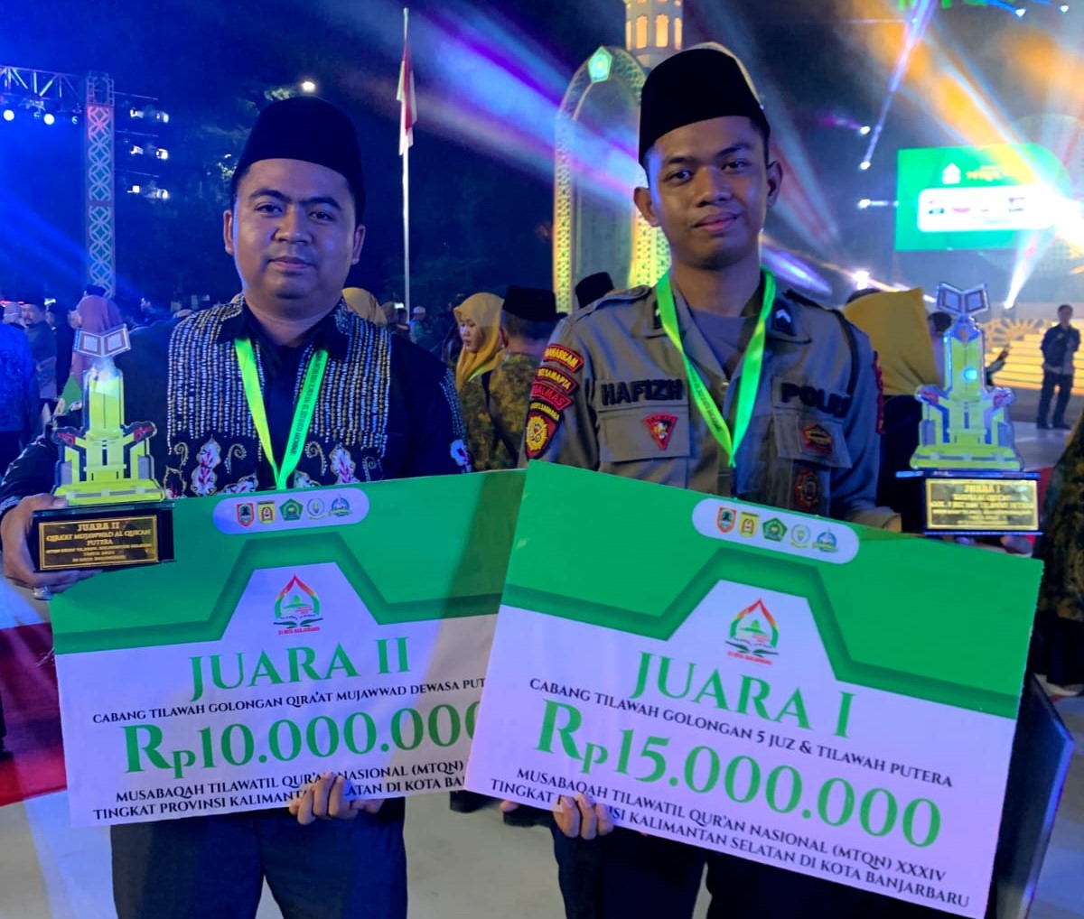 ukir prestasi dua anggota polda kalsel sabet juara 1 dan 2 di mtq tingkat provinsi 61638