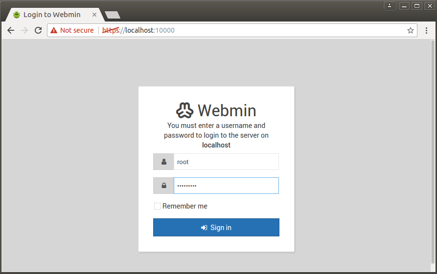 Install Latest Webmin 1