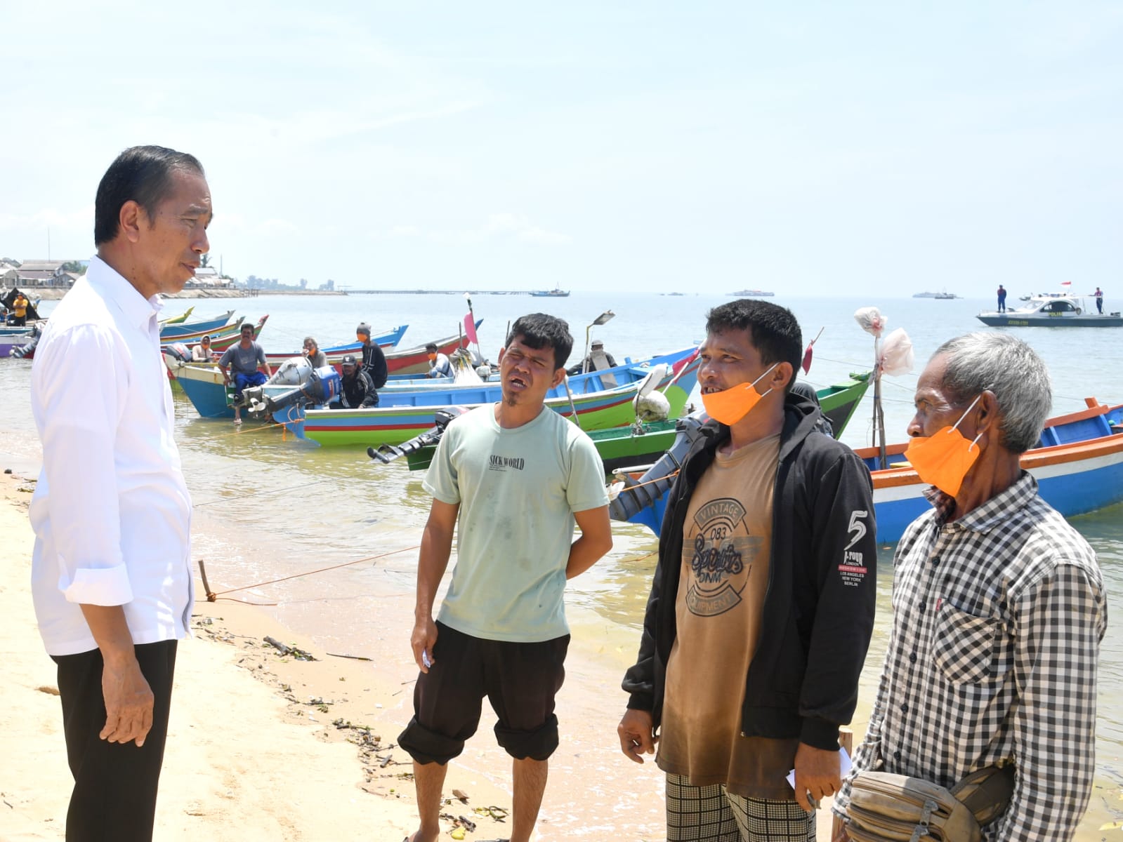 Dialog dengan Para Nelayan Presiden Serap Keluhan Nelayan di Bangka Barat