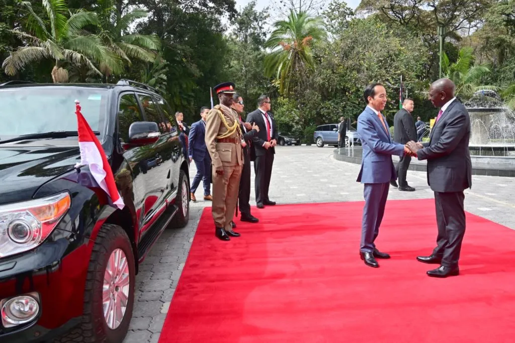 Hari Kedua di Kenya Presiden Jokowi akan Lakukan Pertemuan Bilateral dengan Presiden William Ruto 1024x682 1