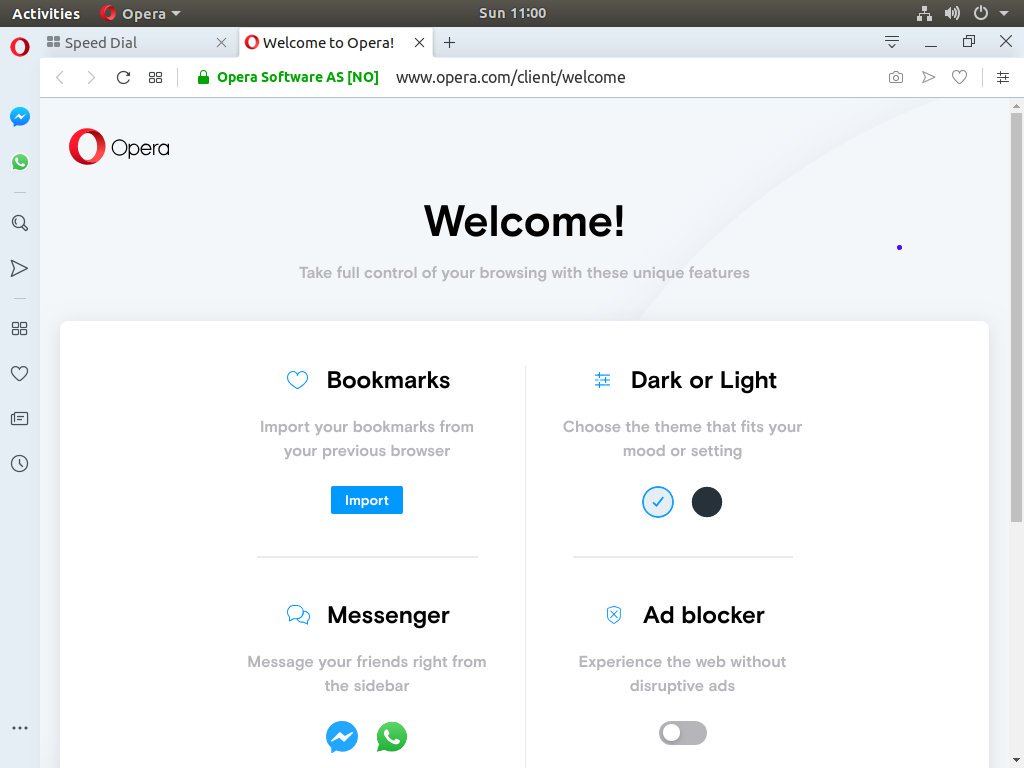 Install Opera Web Browser di ubuntu 1