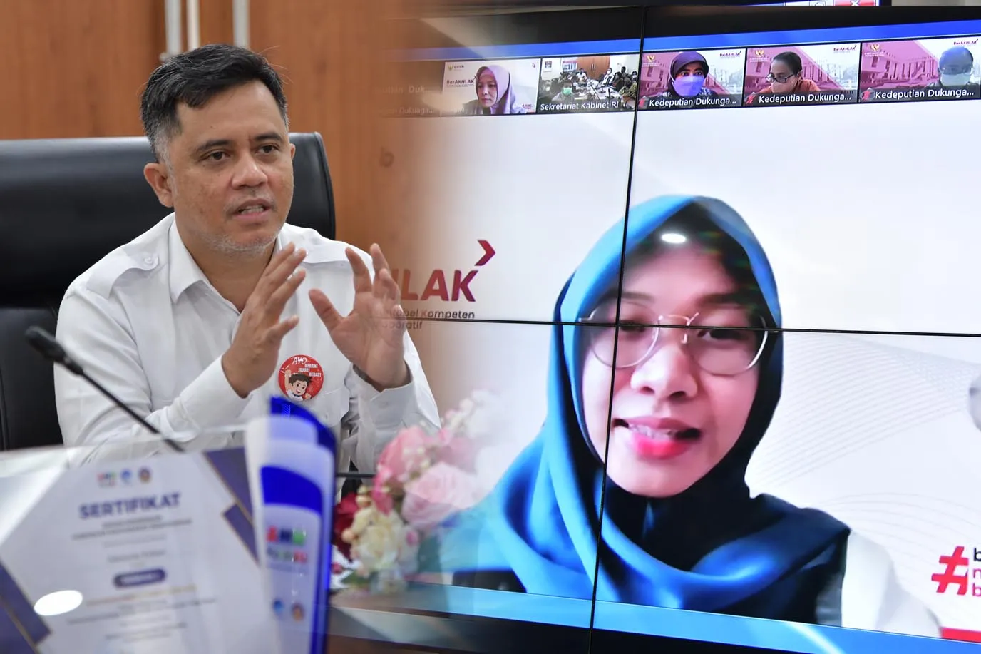 Kementerian PANRB Evaluasi Pembangunan ZI WBBM di Sekretariat Kabinet