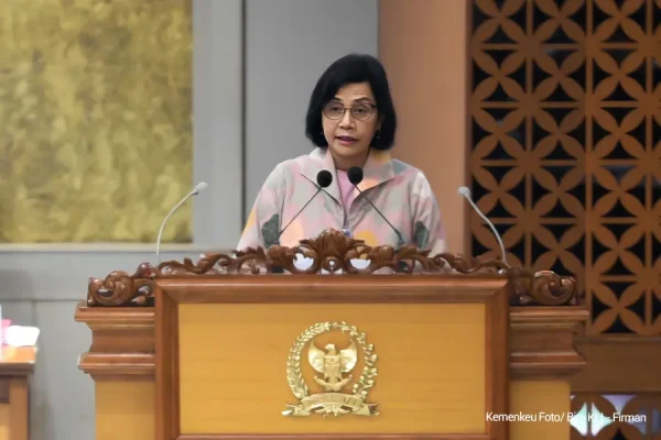 Menkeu Sri Mulyani di DPR