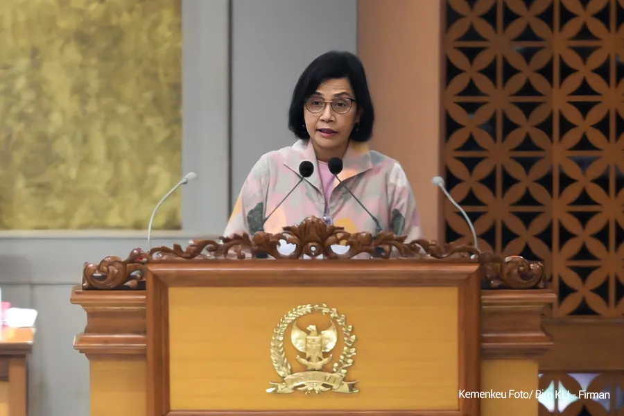 Menkeu Sri Mulyani di DPR