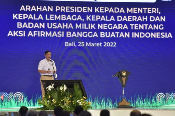 Menko Marves Sampaikan Beberapa Hal Kawal Kebijakan Bangga Buatan Indonesia