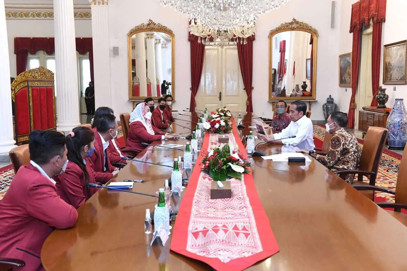Pengurus FPTI Laporkan Kesiapan Kejuaraan Dunia Panjat Tebing kepada Presiden