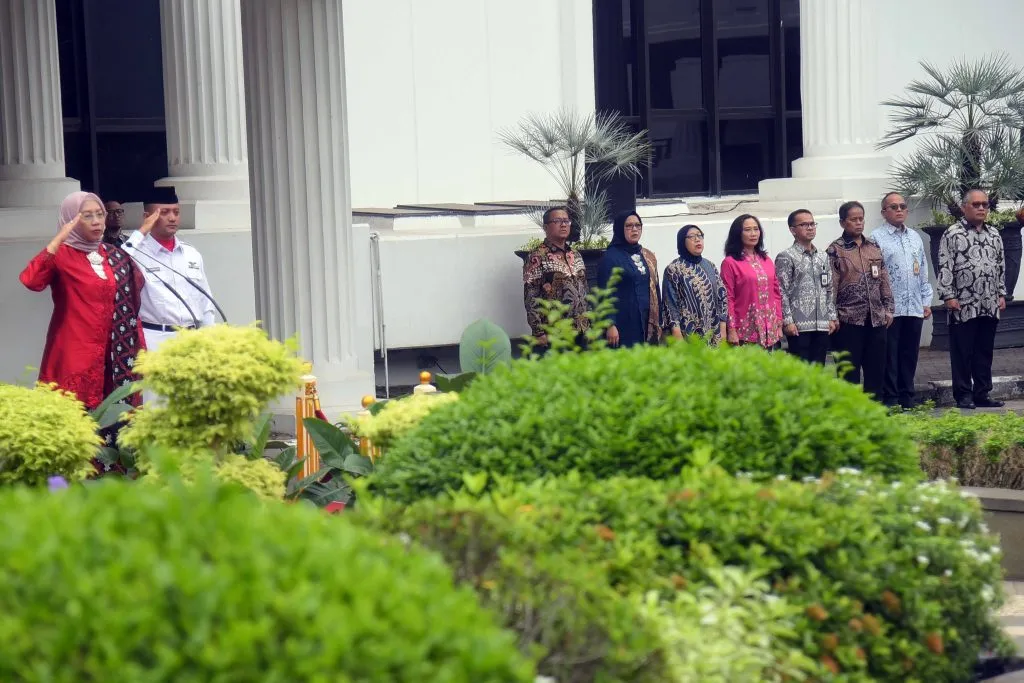 Peringati Hari Ibu ke 95 Tahun 2023 Lembaga Kepresidenan Gelar Upacara 1024x683 1