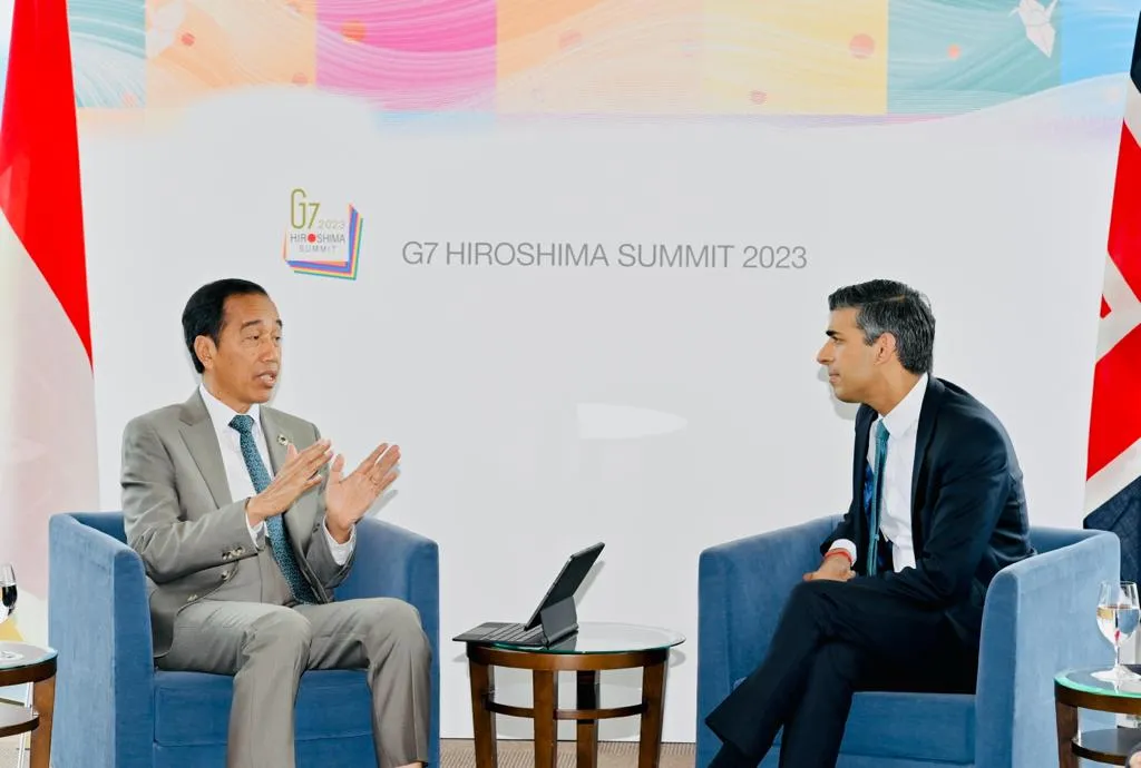 Presiden Jokowi Gelar Pertemuan dengan PM Inggris