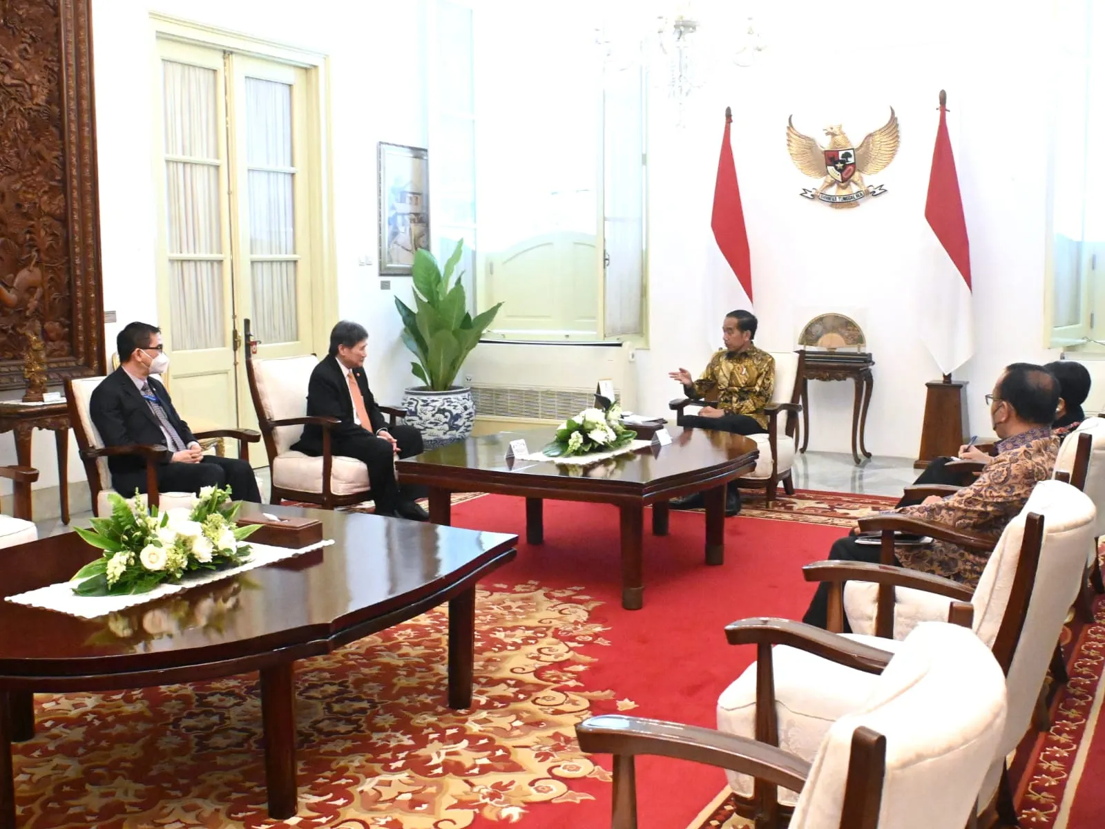 Presiden Jokowi Terima Sekjen ASEAN Dato Lim Jock Hoi