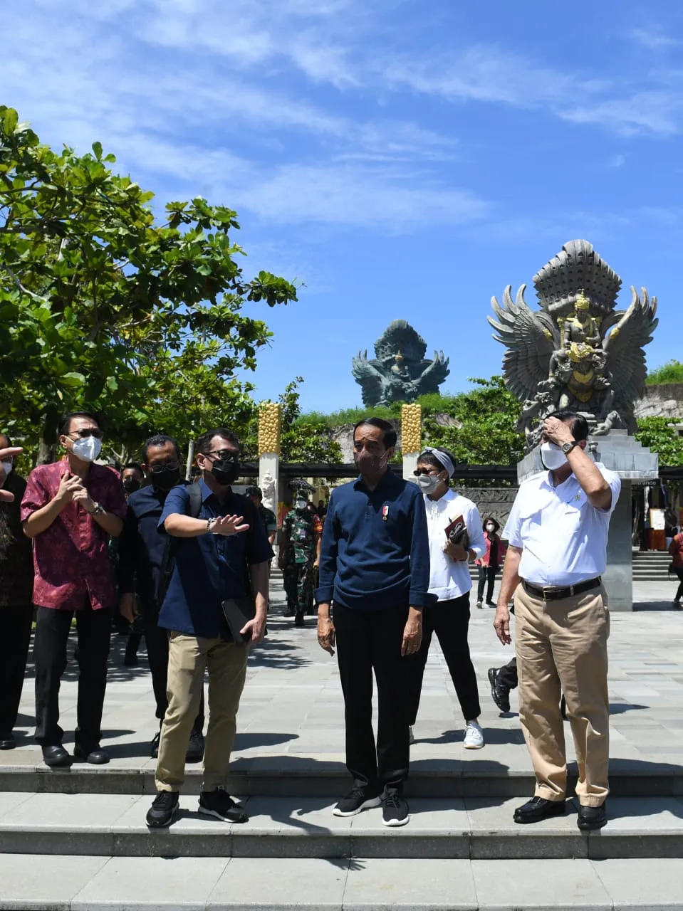 Presiden Jokowi Tinjau Kesiapan GWK Cultural Park untuk KTT G20