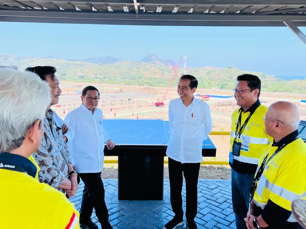 Presiden Optimistis Smelter PT AMNT di Sumbawa Barat Rampung Pertengahan 2024