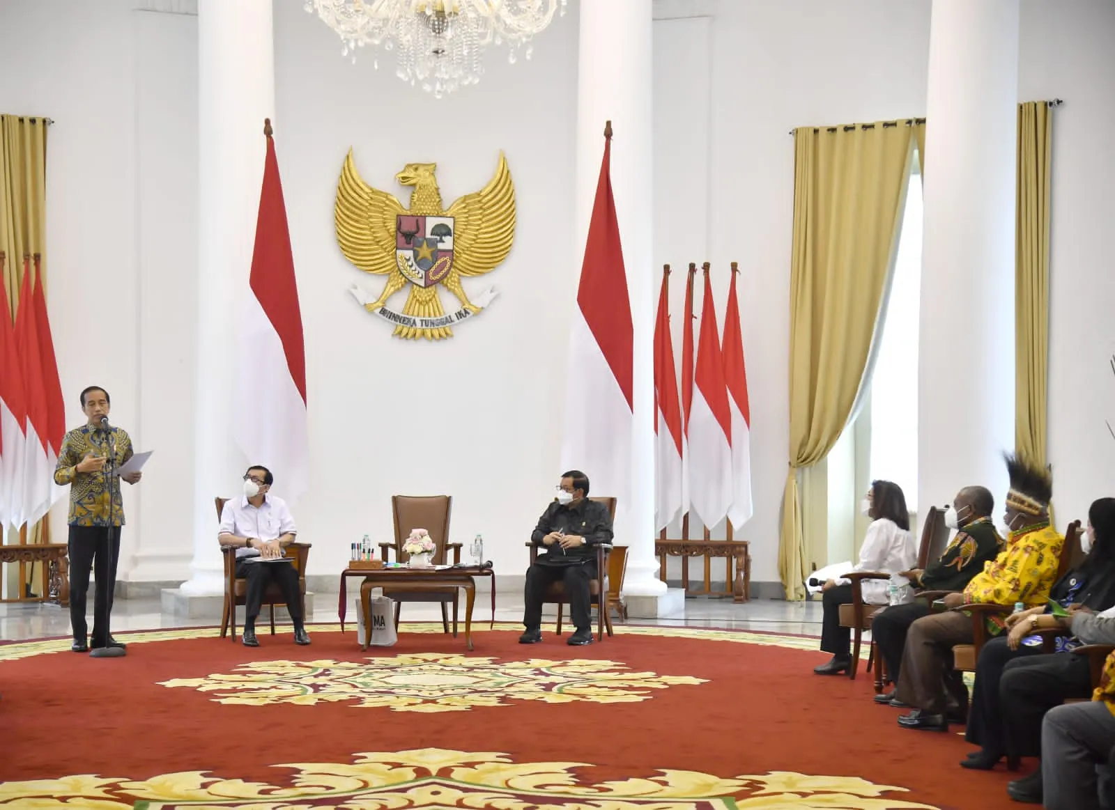 Presiden Terima Majelis Rakyat Papua dan Papua Barat di Istana Bogor
