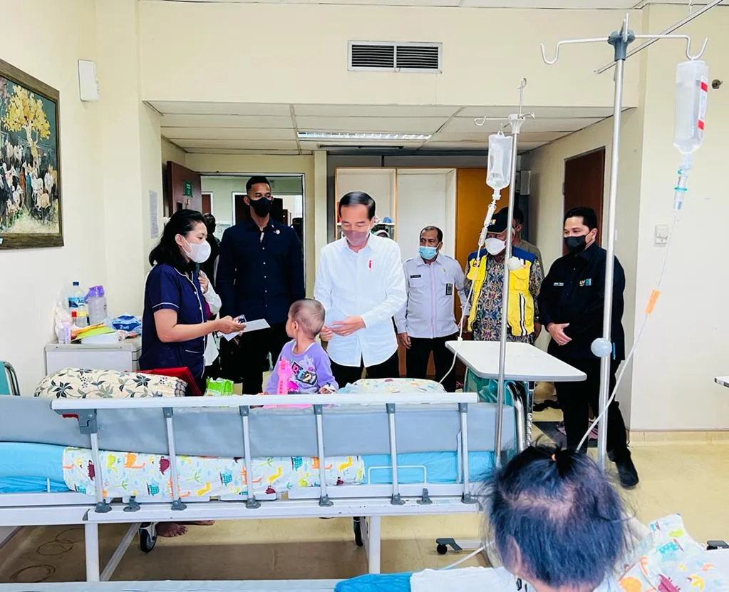 Tiba di Pekanbaru Presiden Langsung Tinjau RSUD Arifin Achmad