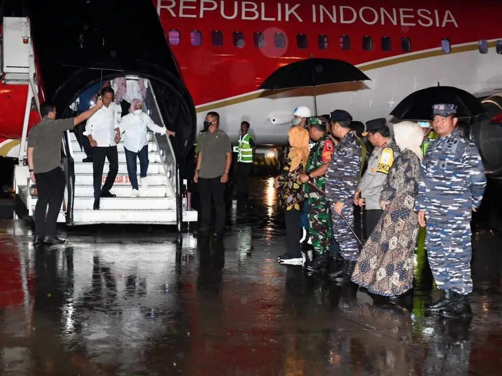 Tiba di Sidoarjo Presiden Hadiri Resepsi Puncak Satu Abad NU Esok 1024x767 1