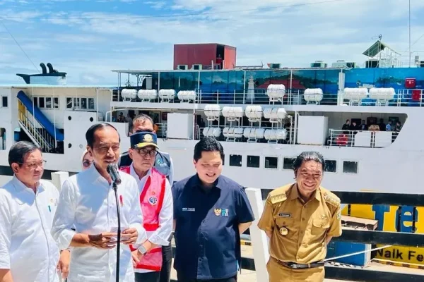 Tinjau Pelabuhan Merak Presiden Pastikan Kesiapan Arus Mudik 2023
