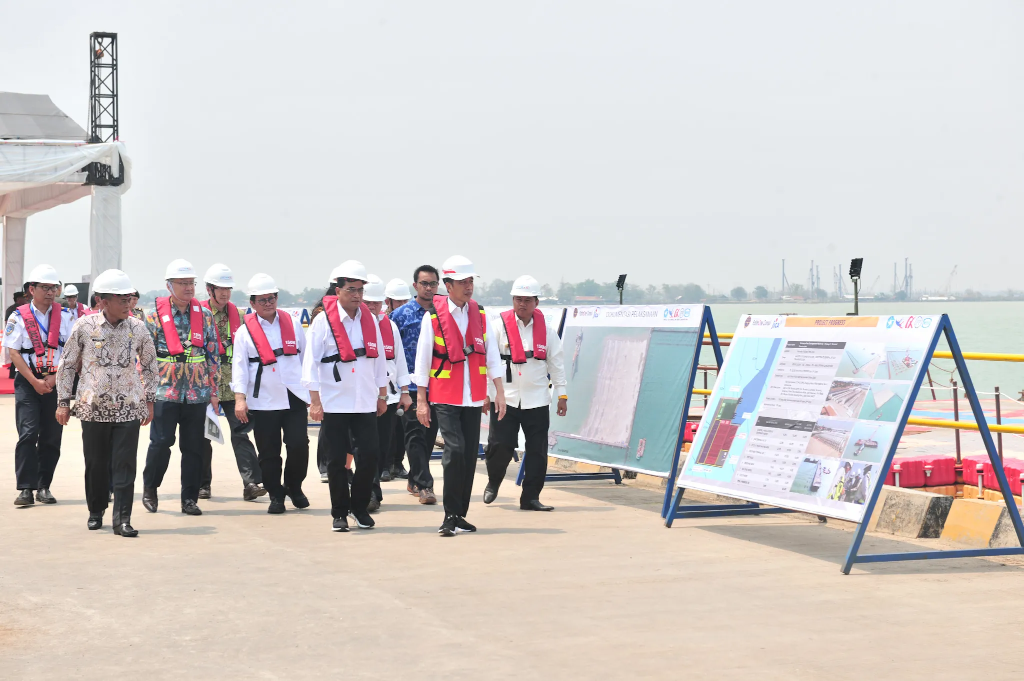 Tinjau Pelabuhan Patimban