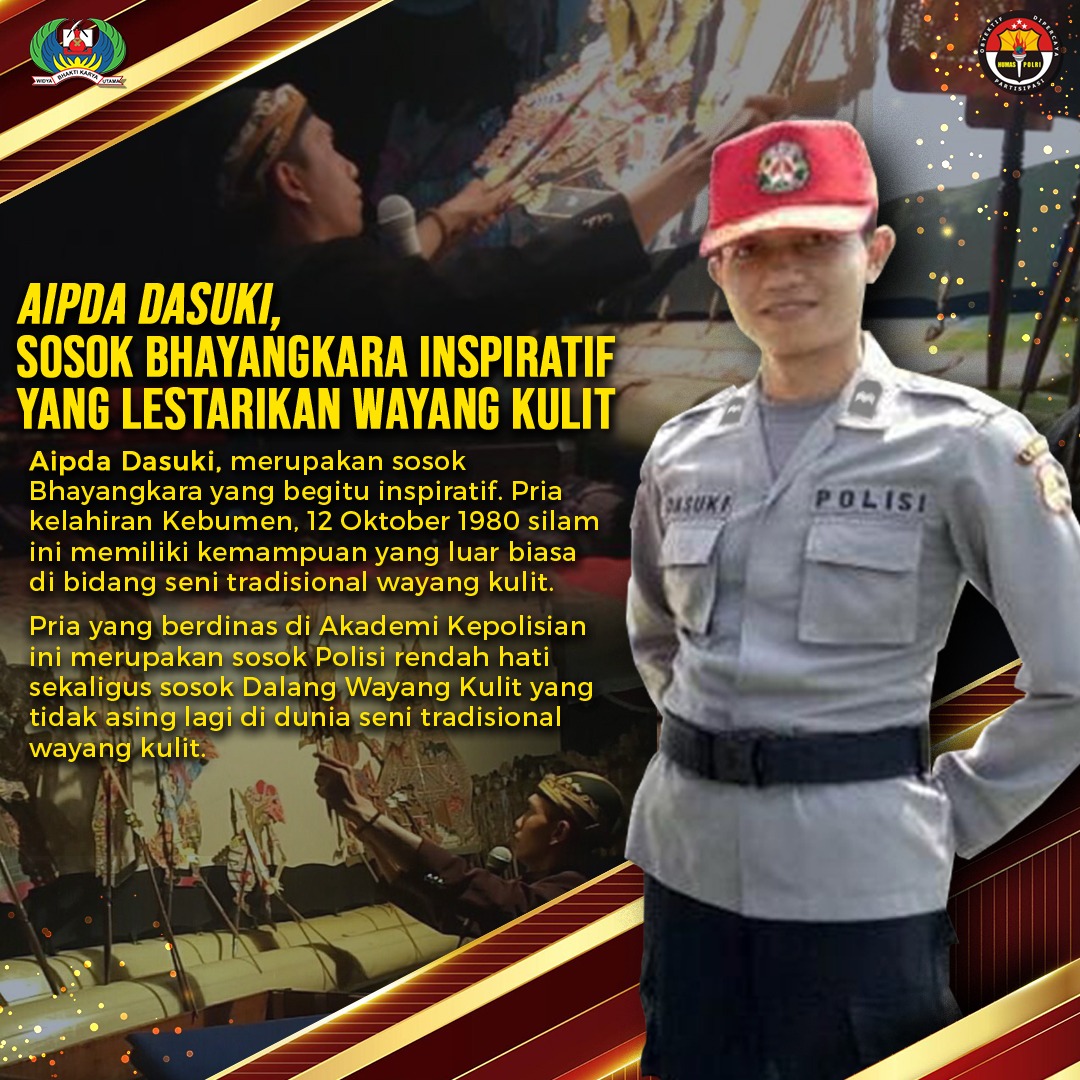 aipda dasuki sosok bhayangkara inspiratif yang lestarikan wayang kulit 21348