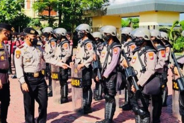 amankan demo 11 april polda banten tegaskan tak bawa senjata api dan akan bersikap humanis 45830