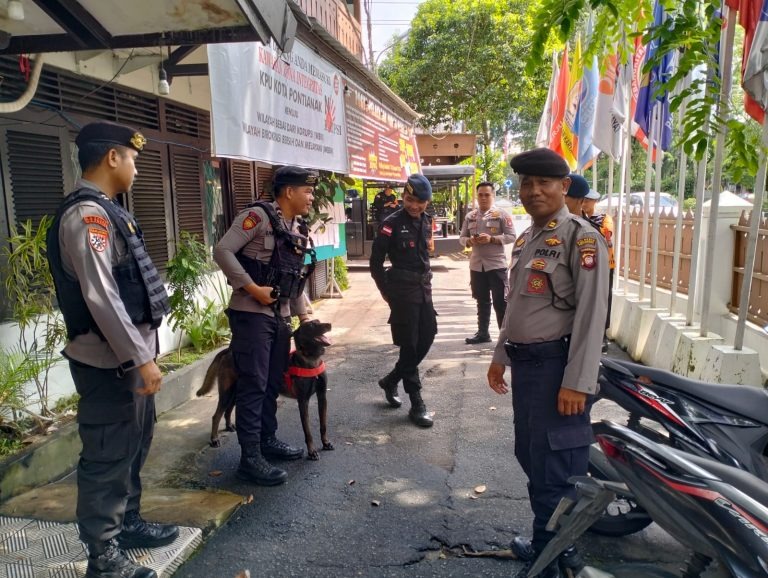 amankan kamtibmas jelang pemilu 2024 polda kalbar laksanakan pengamanan di kota pontianak 69476
