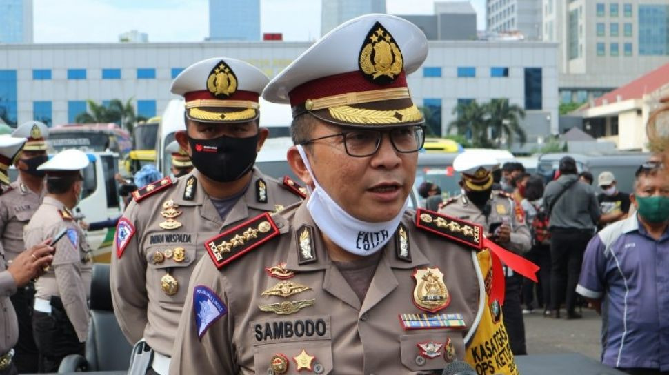 antisipasi kerumunan meledak ditlantas polda metro jaya terapkan pengalihan arus lalu lintas di tanah abang 20066