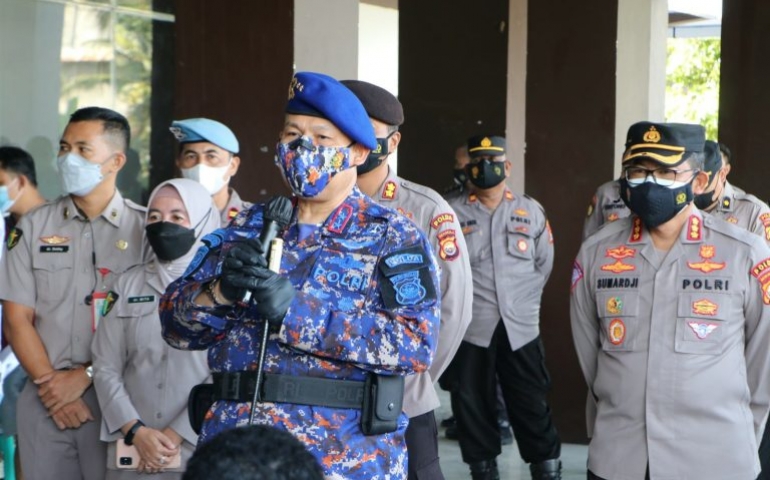 antisipasi penyebaran covid 19 kapolda bengkulu imbau masyarakat tetap jaga prokes 25256