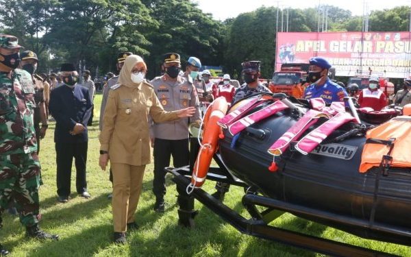 apel gelar pasukan dalam rangka penanggulangan bencana di banyuwangi 24740