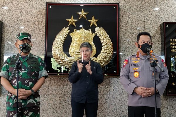 army chief of staff general dudung met the chief of indonesian national police armed forces police will be in synergy and stay solid 44405